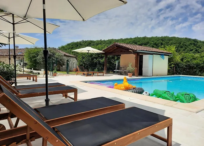 Дом отдыха La Grange, Maison Familiale De Luxe Avec 4 Dans Le Tarn-et-garonne Touffailles